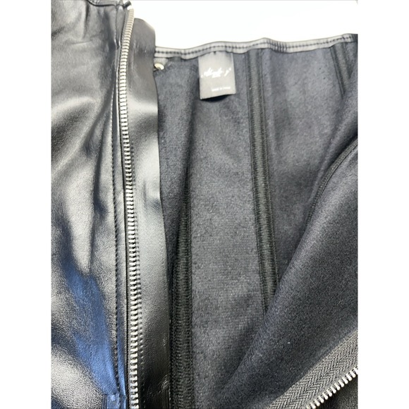 Y2K Women Fashion Sexy Zipper Steampunk Gothic Faux Leather Boned Corset Size 1X - Picture 6 of 9